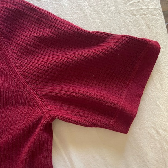 Burgundy Eddie Bauer Shirt - Picture 8 of 8